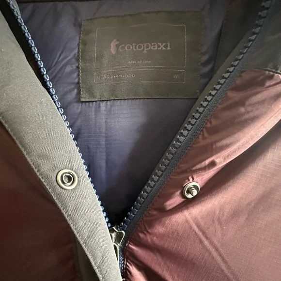 New without tags Cotopaxi Multicolor Hooded Puffer Jacket Stadium Parka Winter - Picture 9 of 12